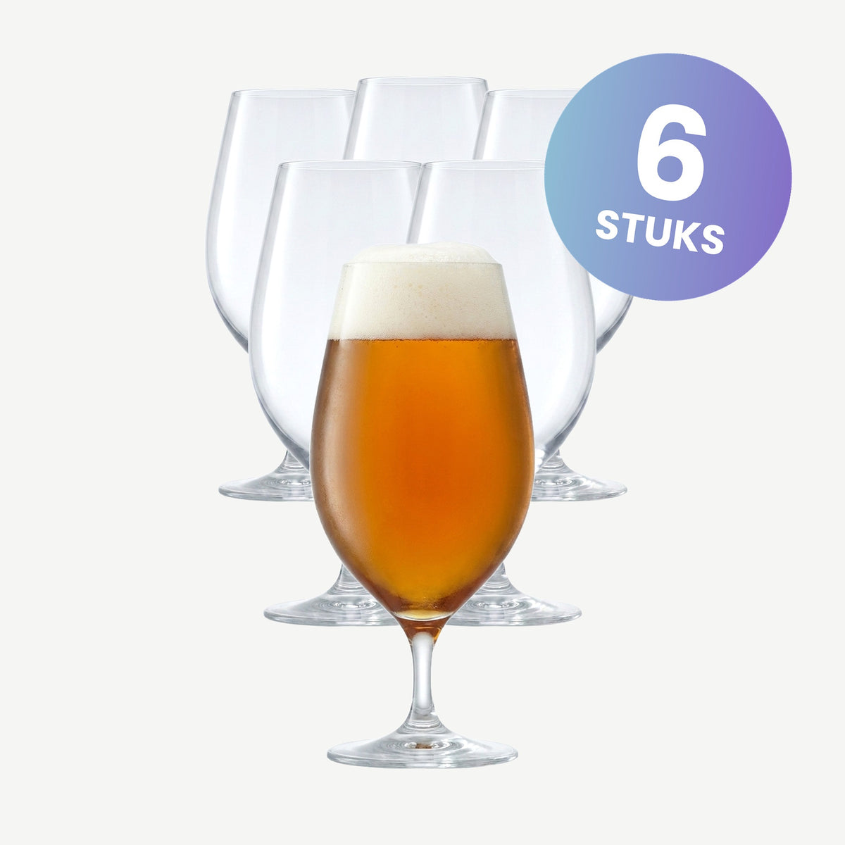 L.S.A. Cellar Bierglas 42,5 Cl - set van 6 glazen