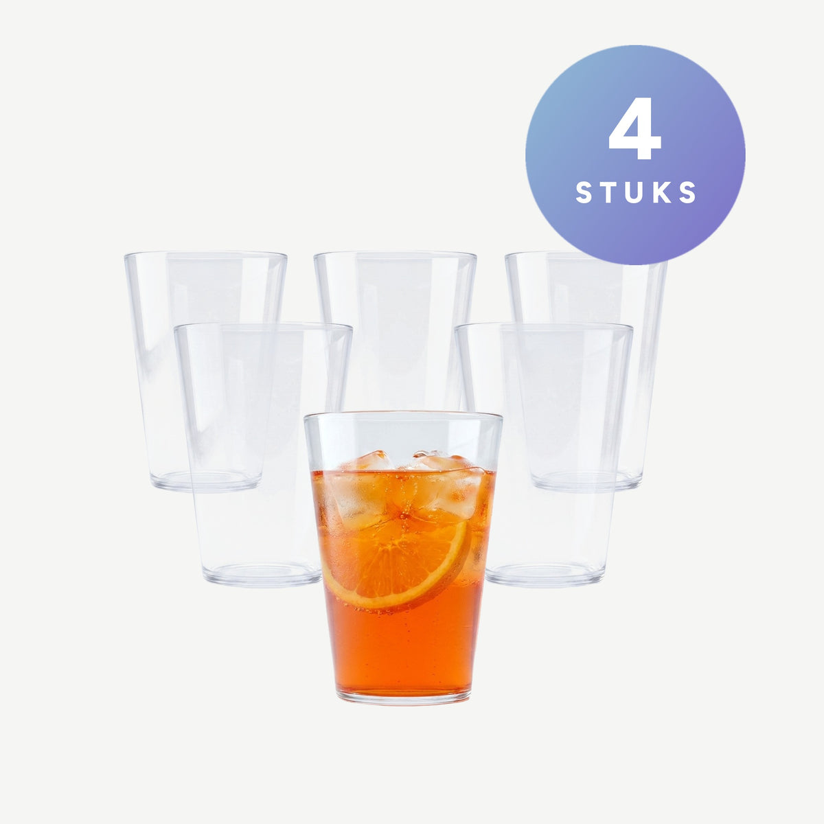 Set van 4 stuks van het L.S.A. Mia Longdrinkglas 35 Cl