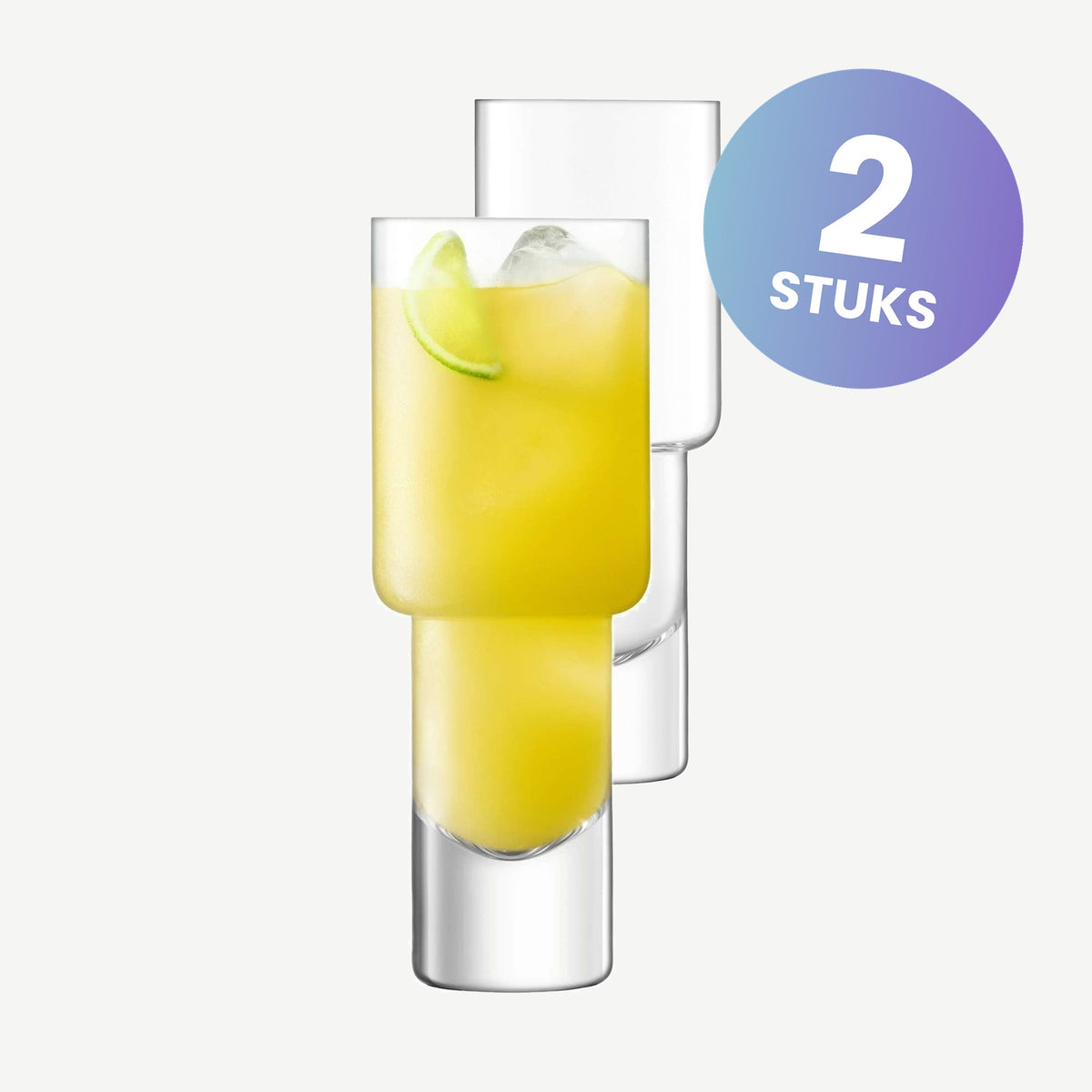 L.S.A. Vodka Borrelglas 40 Cl - set van 2 glazen