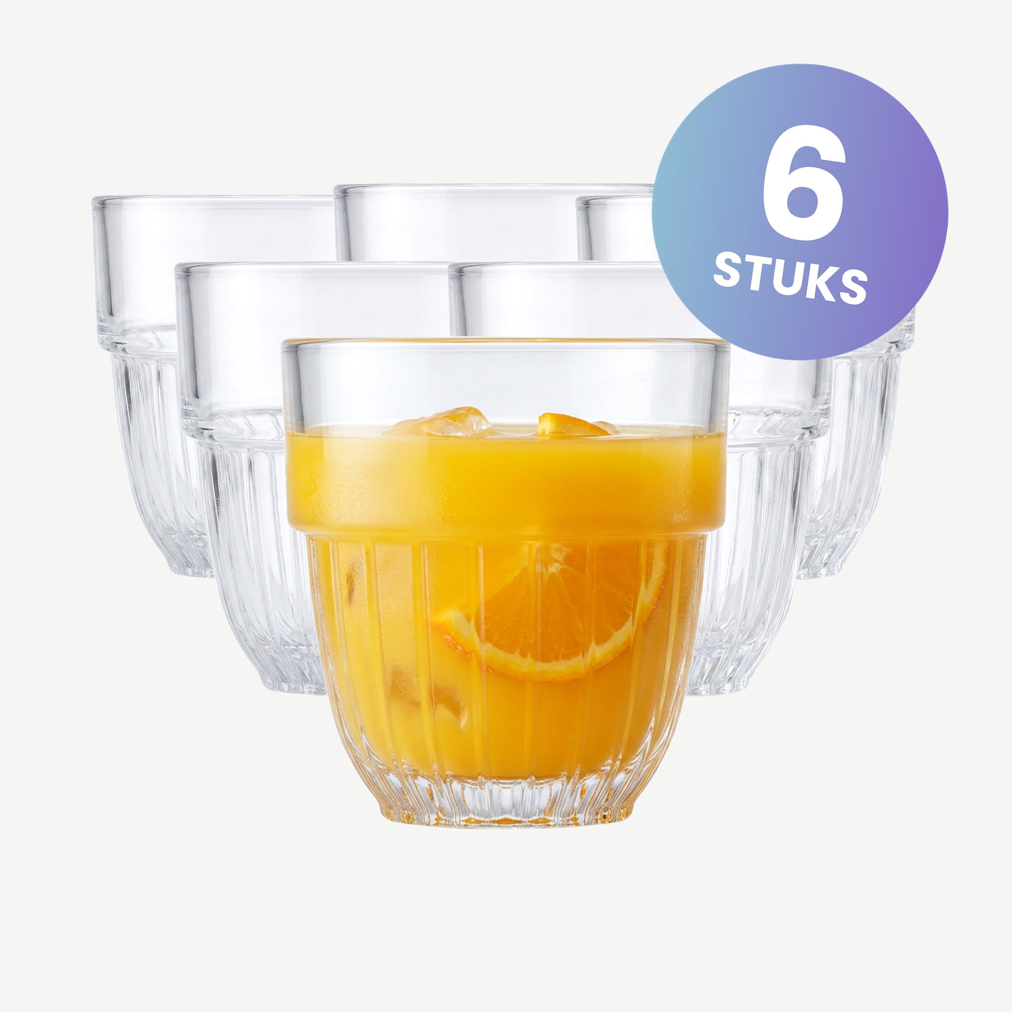 La Rochère Cédrat Tumbler 26,5 cl Stapelbaar - set van 6 glazen