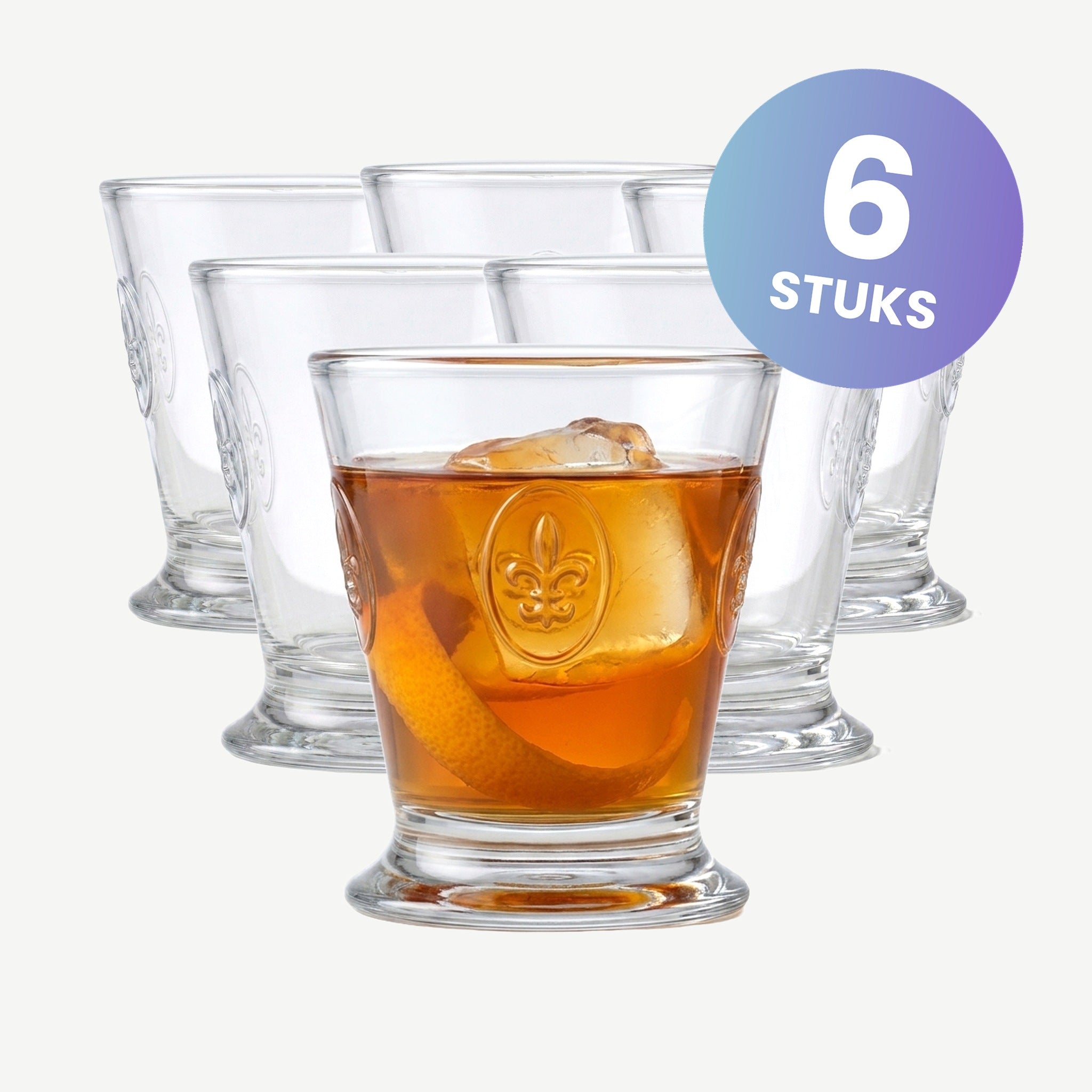 La Rochère Fleur De Lys Tumbler 25 cl - set van 6 glazen