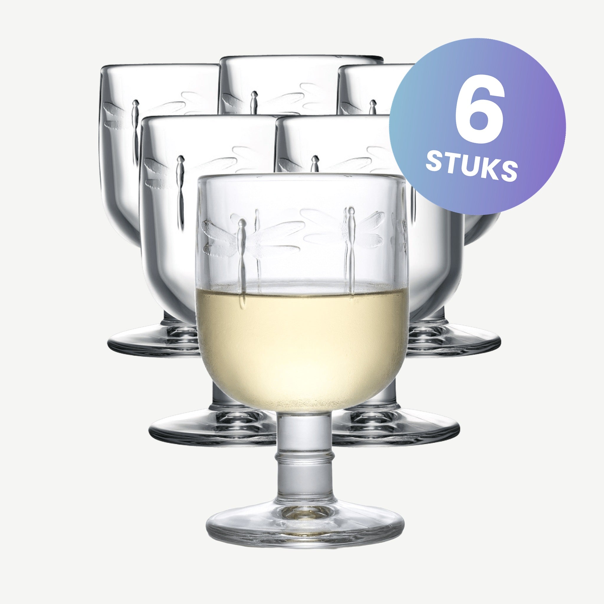 La Rochère Libellules Wijnglas 28 Cl - set van 6 glazen