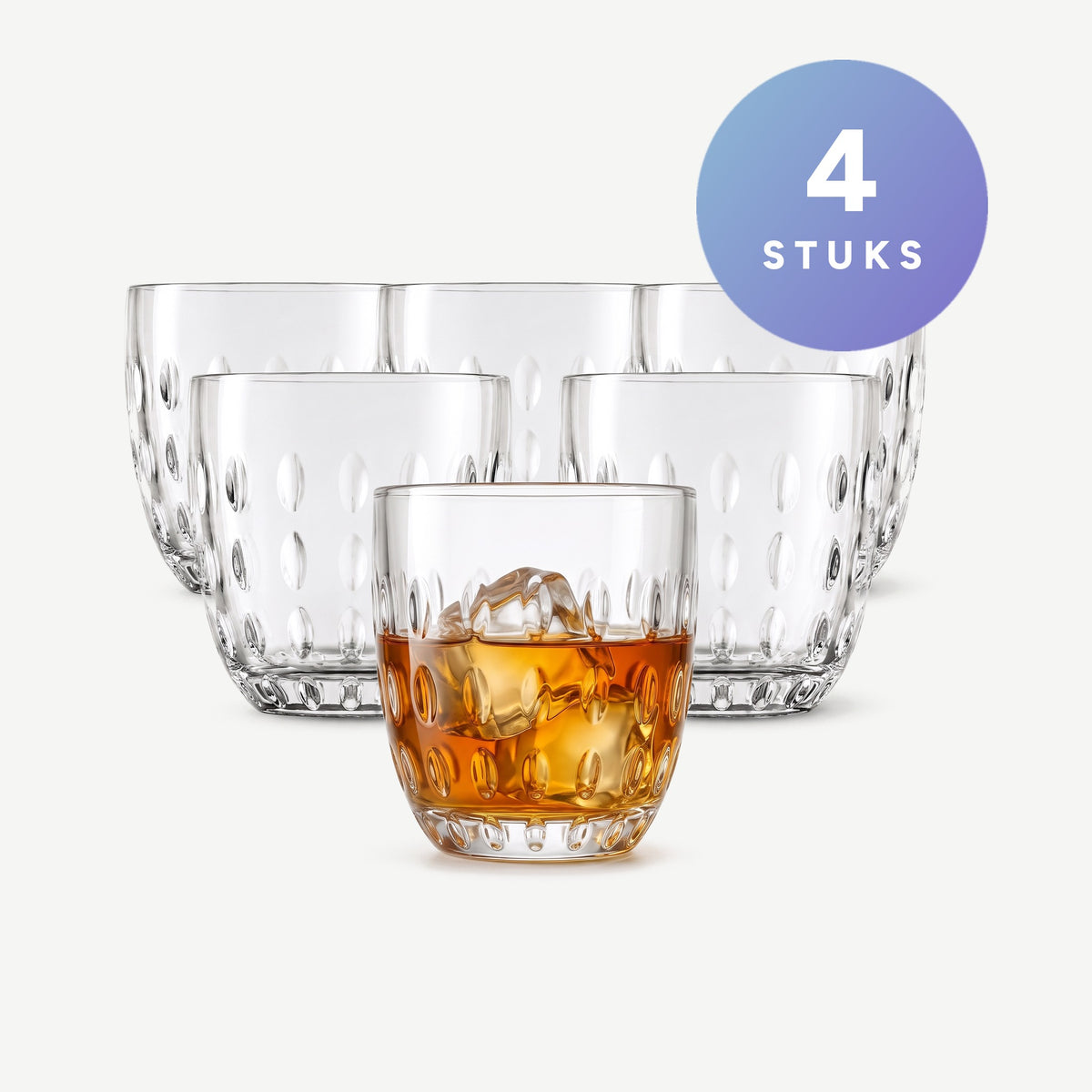 La Rochère Troquet Tumblers 23 Cl Assorti - 4 Stuks set van 4