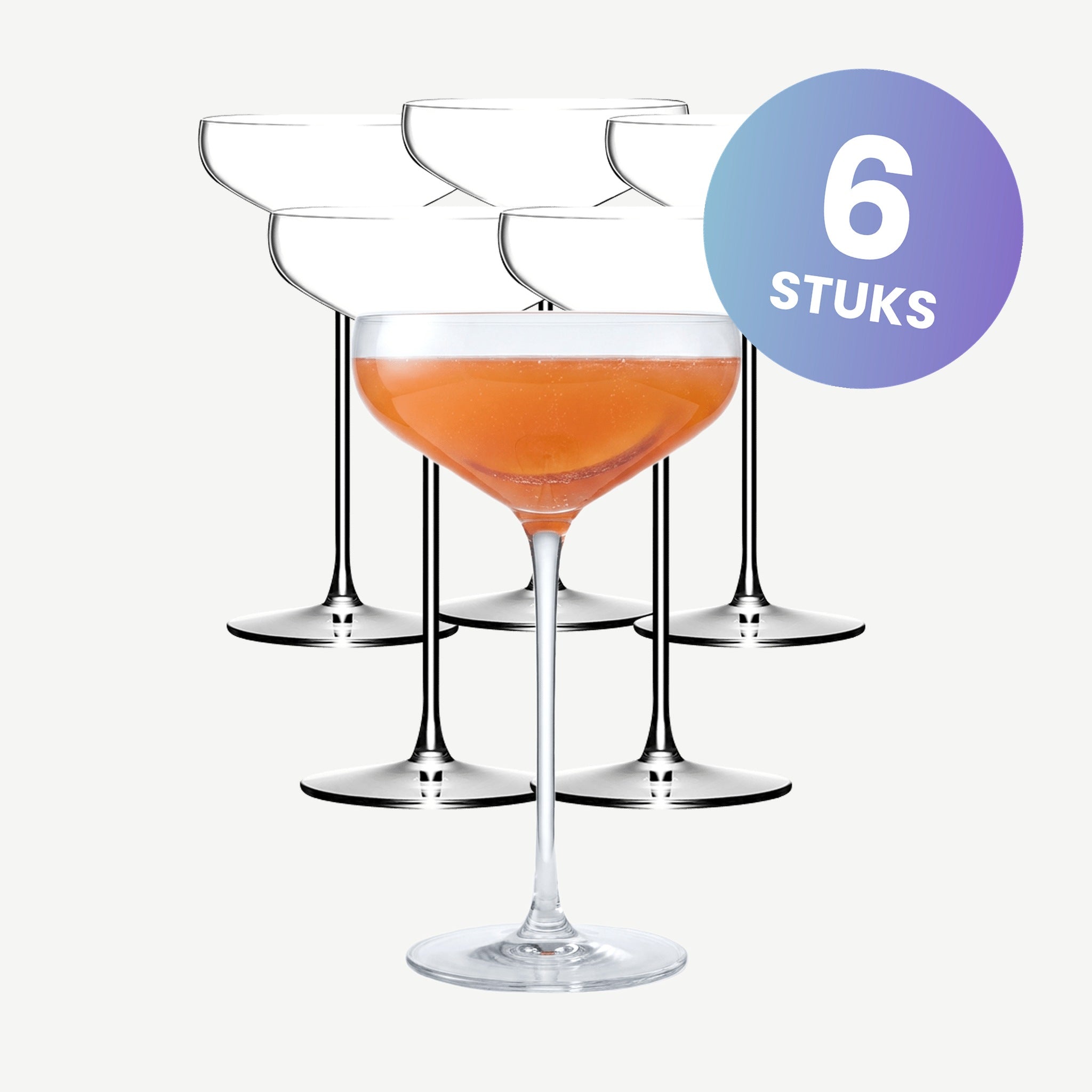 Lehmann Paris Champagneglas / Coupe 20 Cl - set van 6 glazen