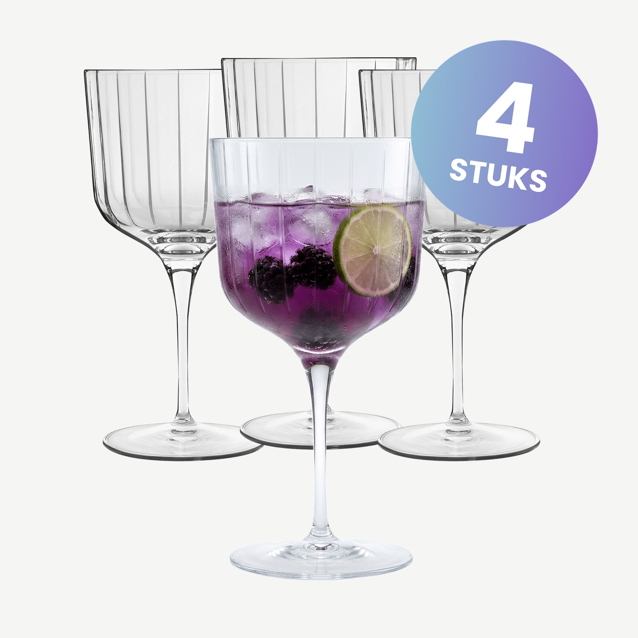 Luigi Bormioli Bach Ginglas 60 Cl  - set van 4 glazen