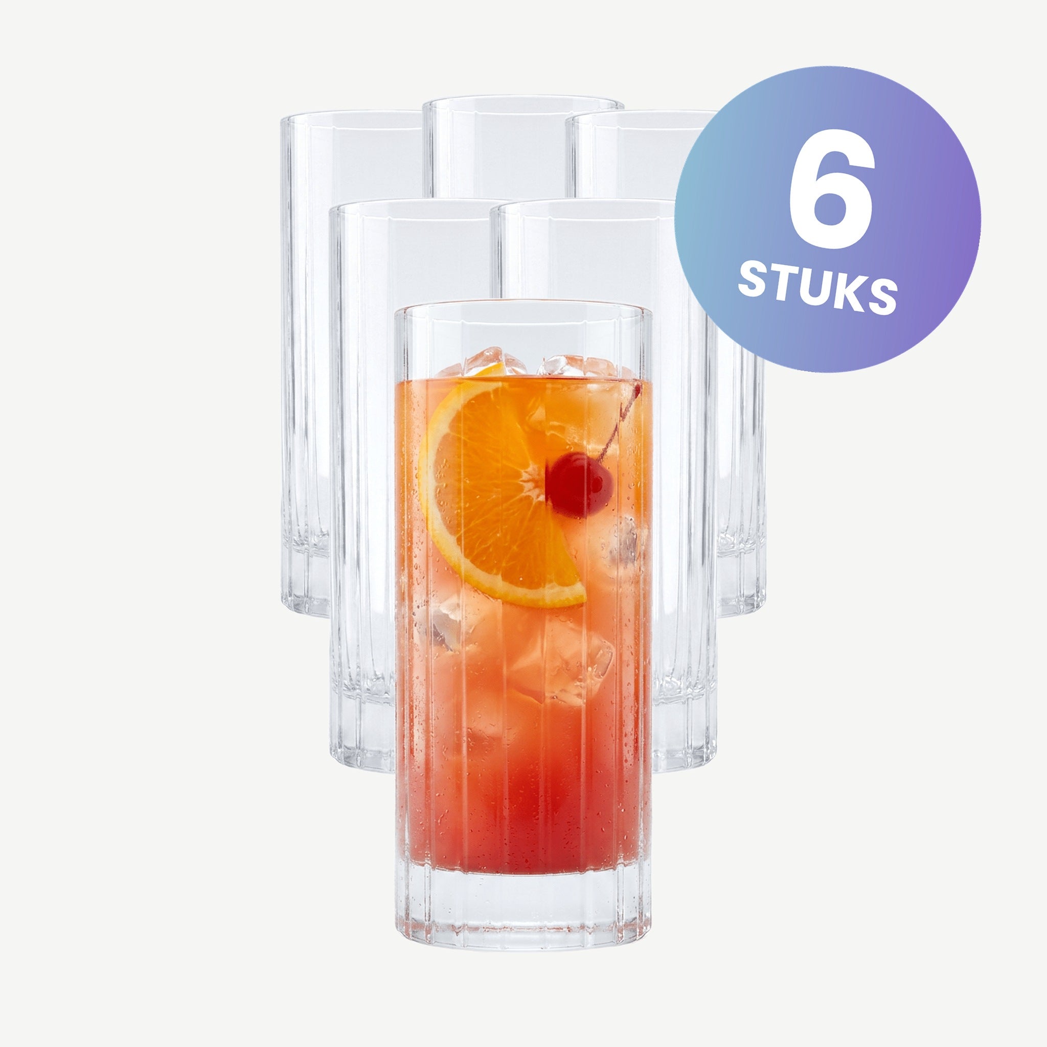 Luigi Bormioli Bach Longdrinkglas Fh 48 Cl  - set van 6 glazen