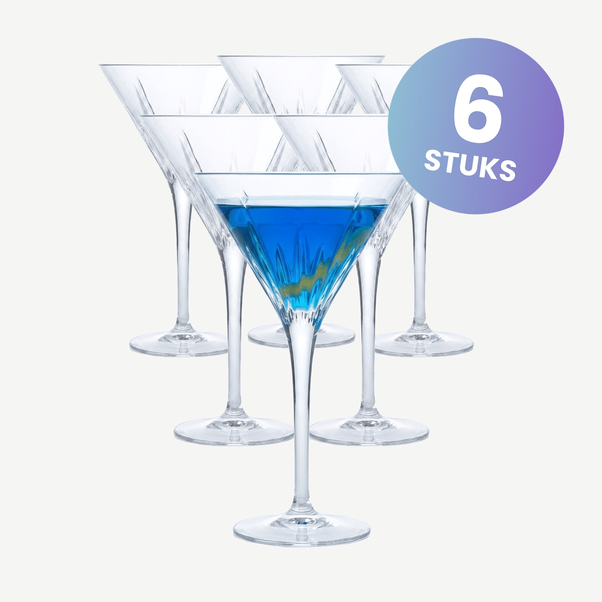 Luigi Bormioli Mixology Cocktailglas Martini 21,5 Cl - set van 6 glazen