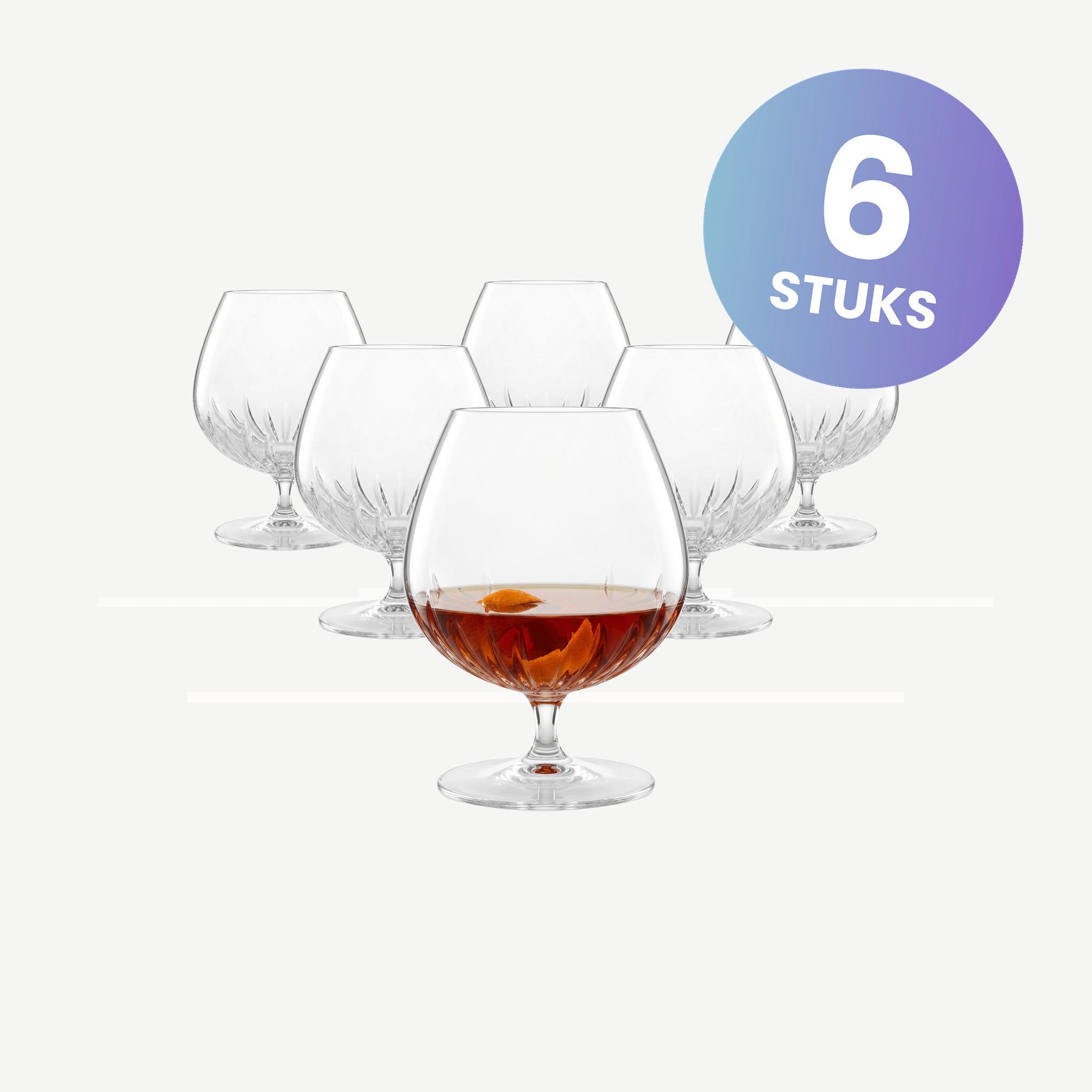 Luigi Bormioli Mixology Cognacglas 46,5 Cl  - set van 6 glazen