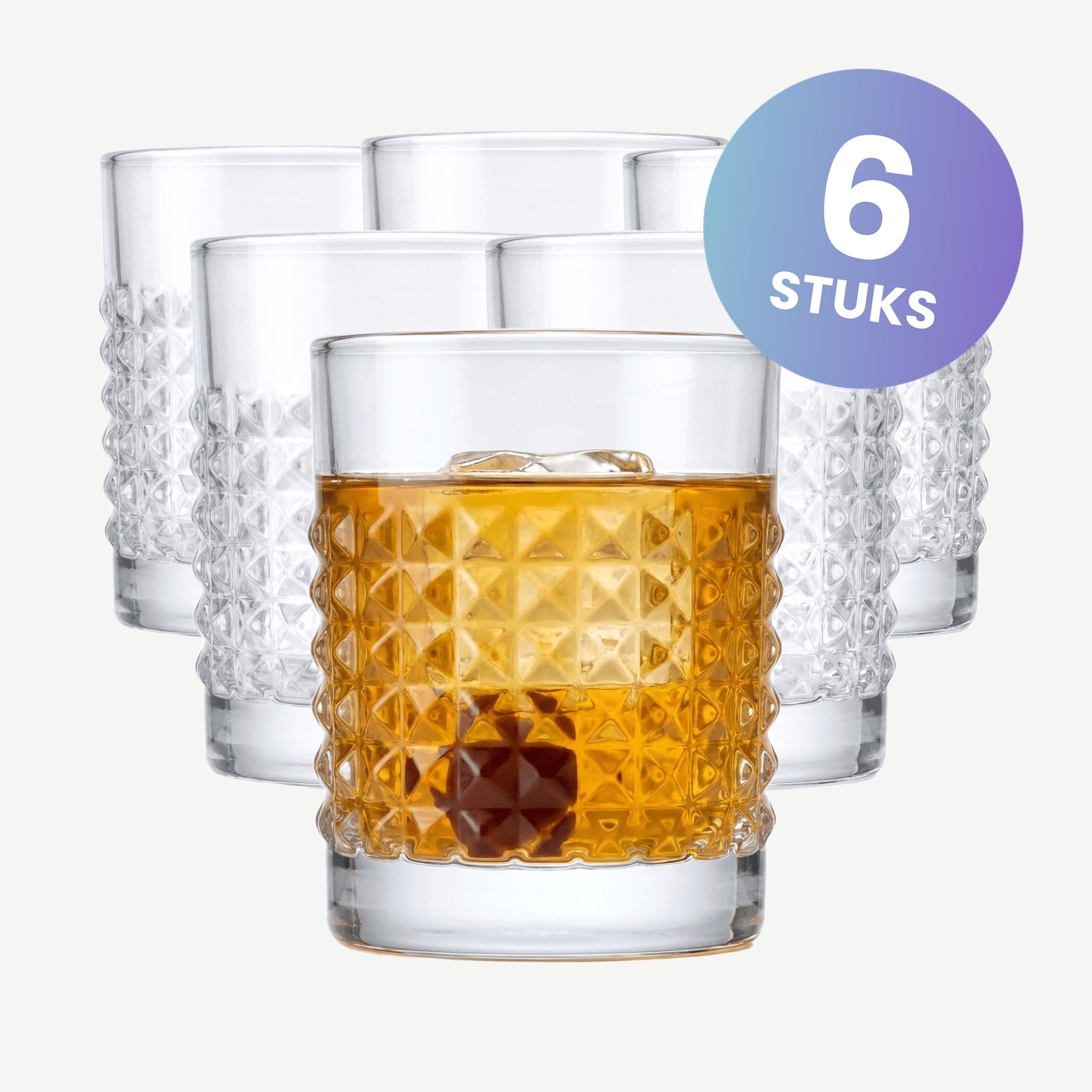 Luigi Bormioli Mixology Elixir Tumbler D.O.F. 38 Cl  - set van 6 glazen