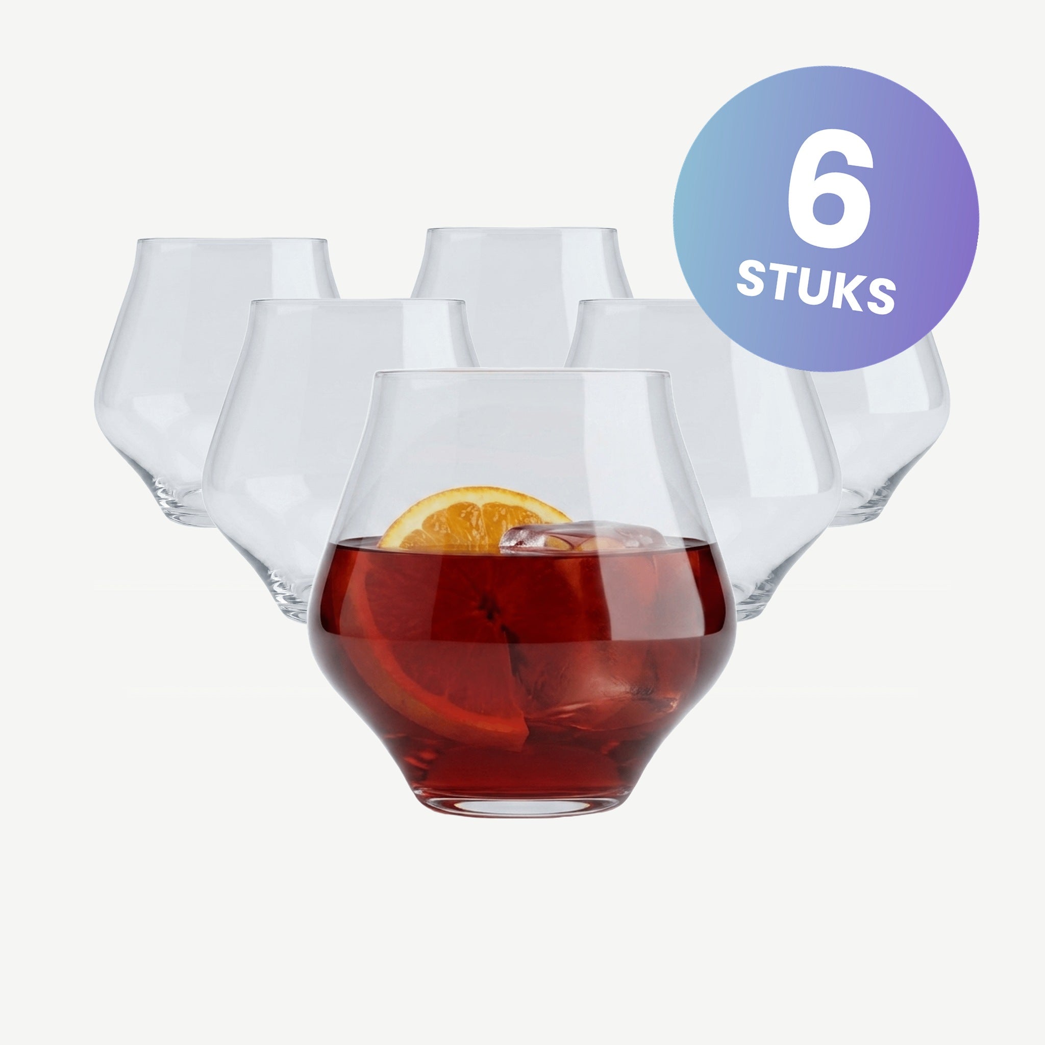Luigi Bormioli Supremo Tumbler 45 Cl  - set van 6 glazen