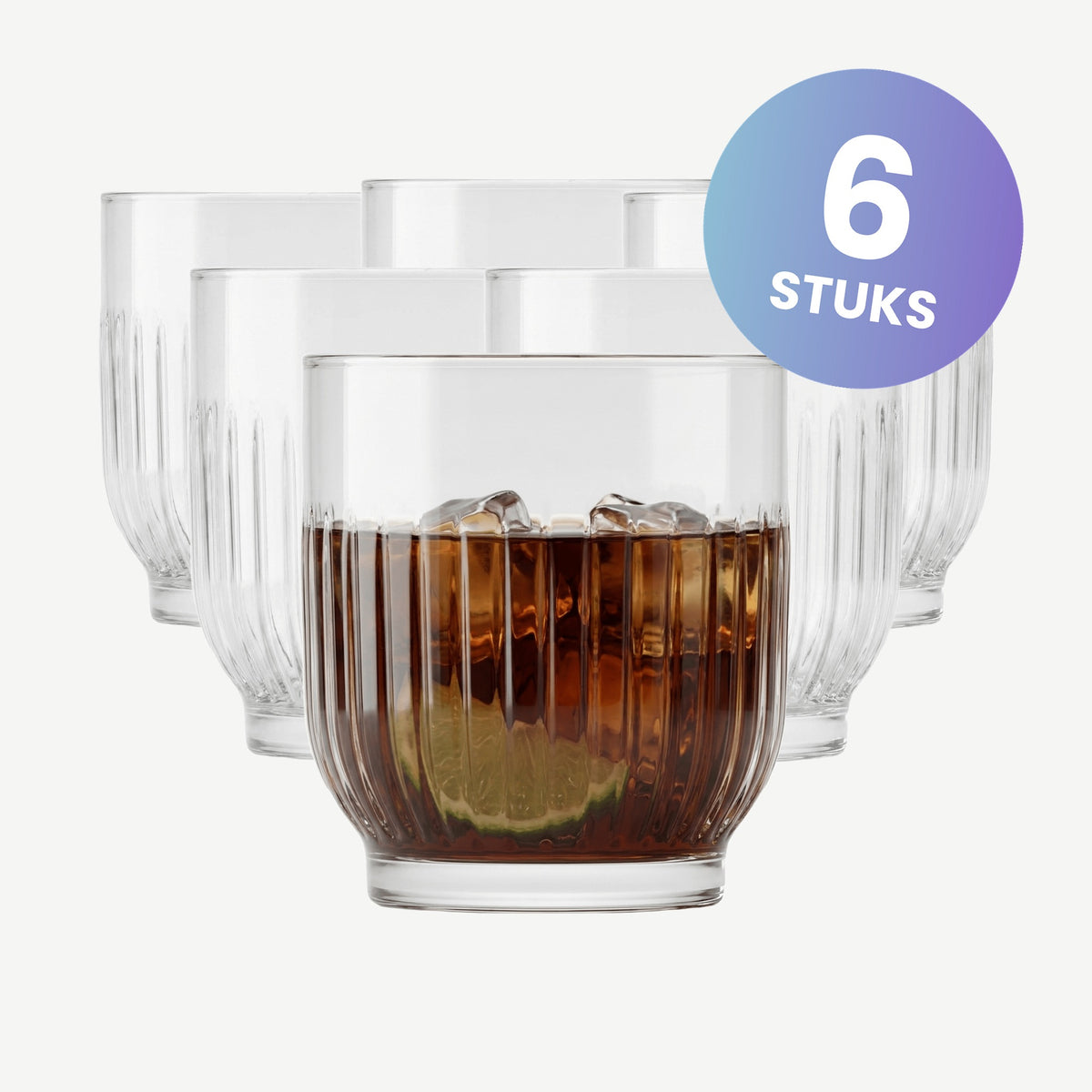 Mammoet Lily Tumbler 33 Cl - set van 6 glazen