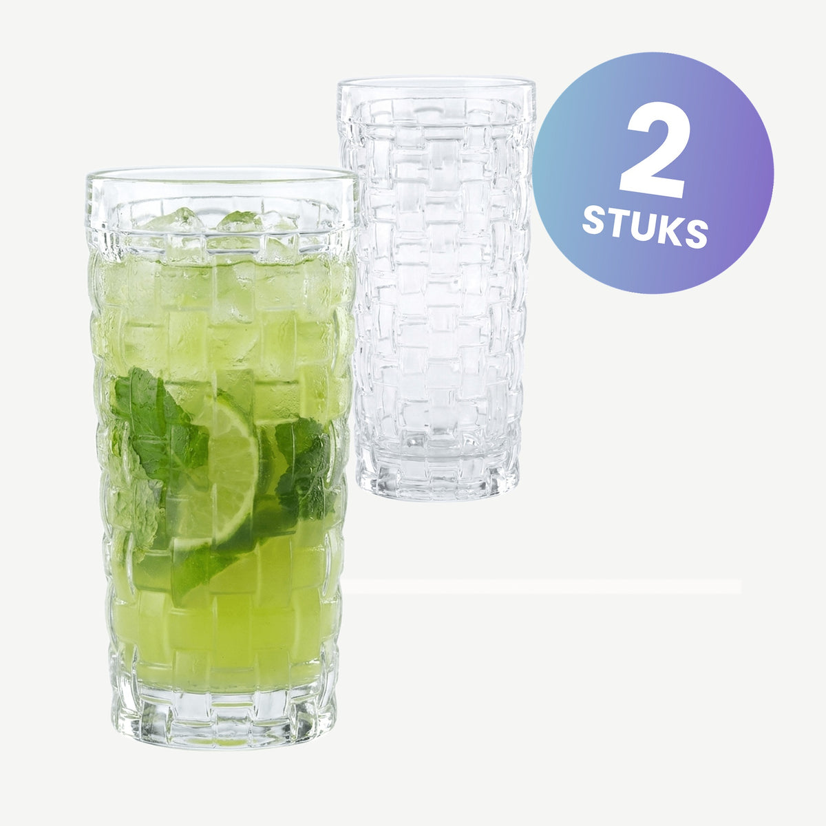 Nachtmann Bossa Nova Longdrinkglas 39,9 Cl - set van 2 glazen