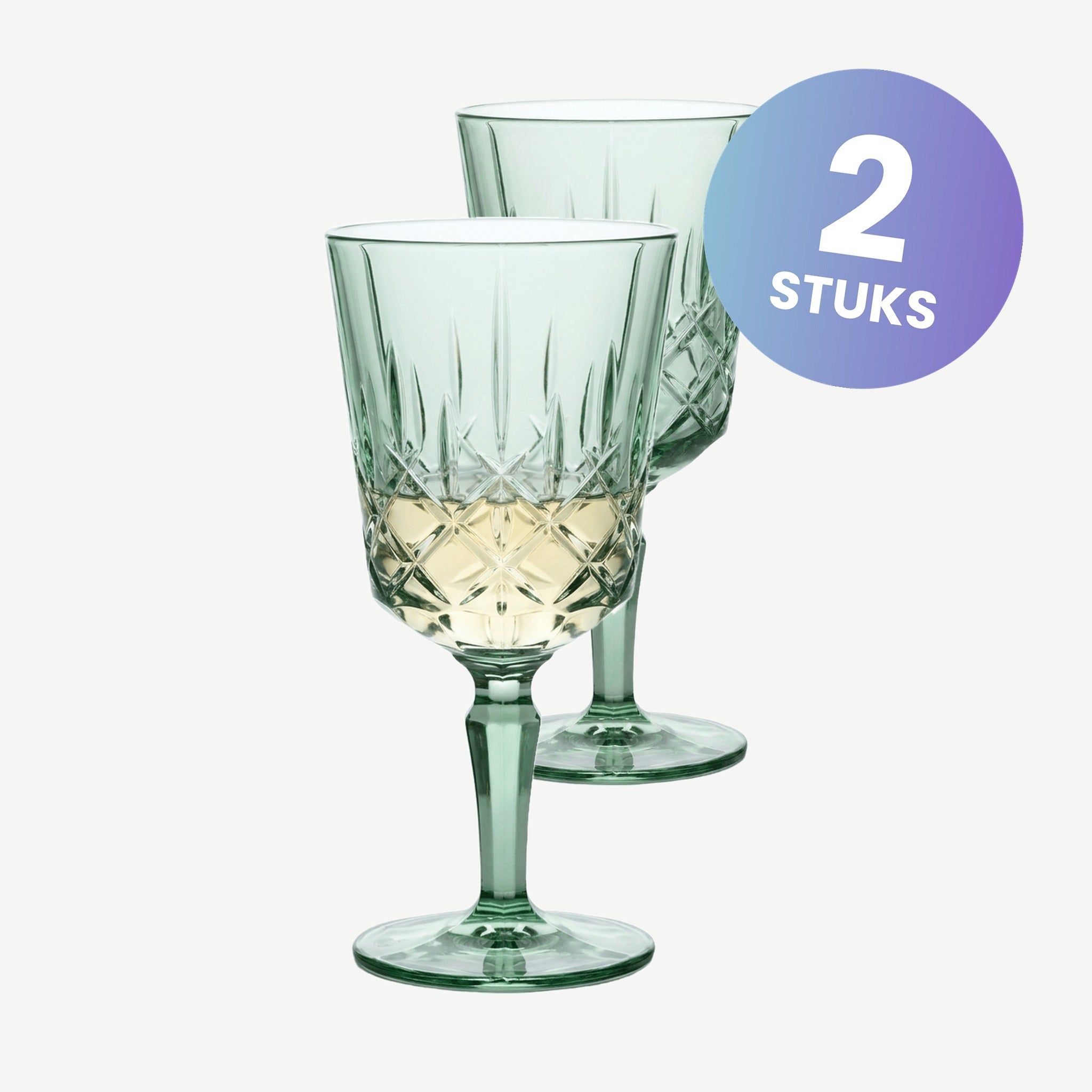 Nachtmann Noblesse Wijnglas 35,5 Cl Groen - set van 2 glazen