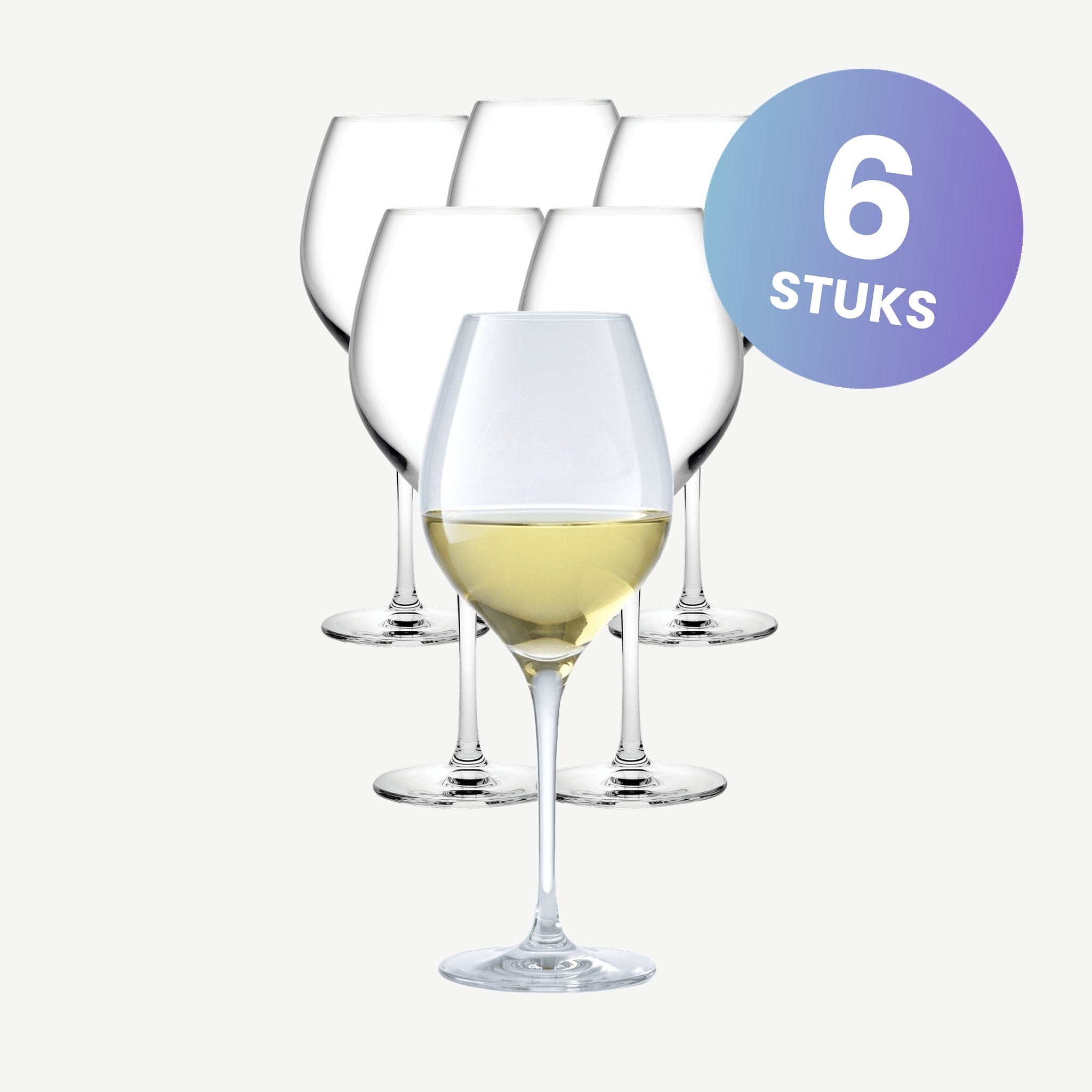 Nude Glass Vinifera Wijnglas 45 Cl - set van 6 glazen