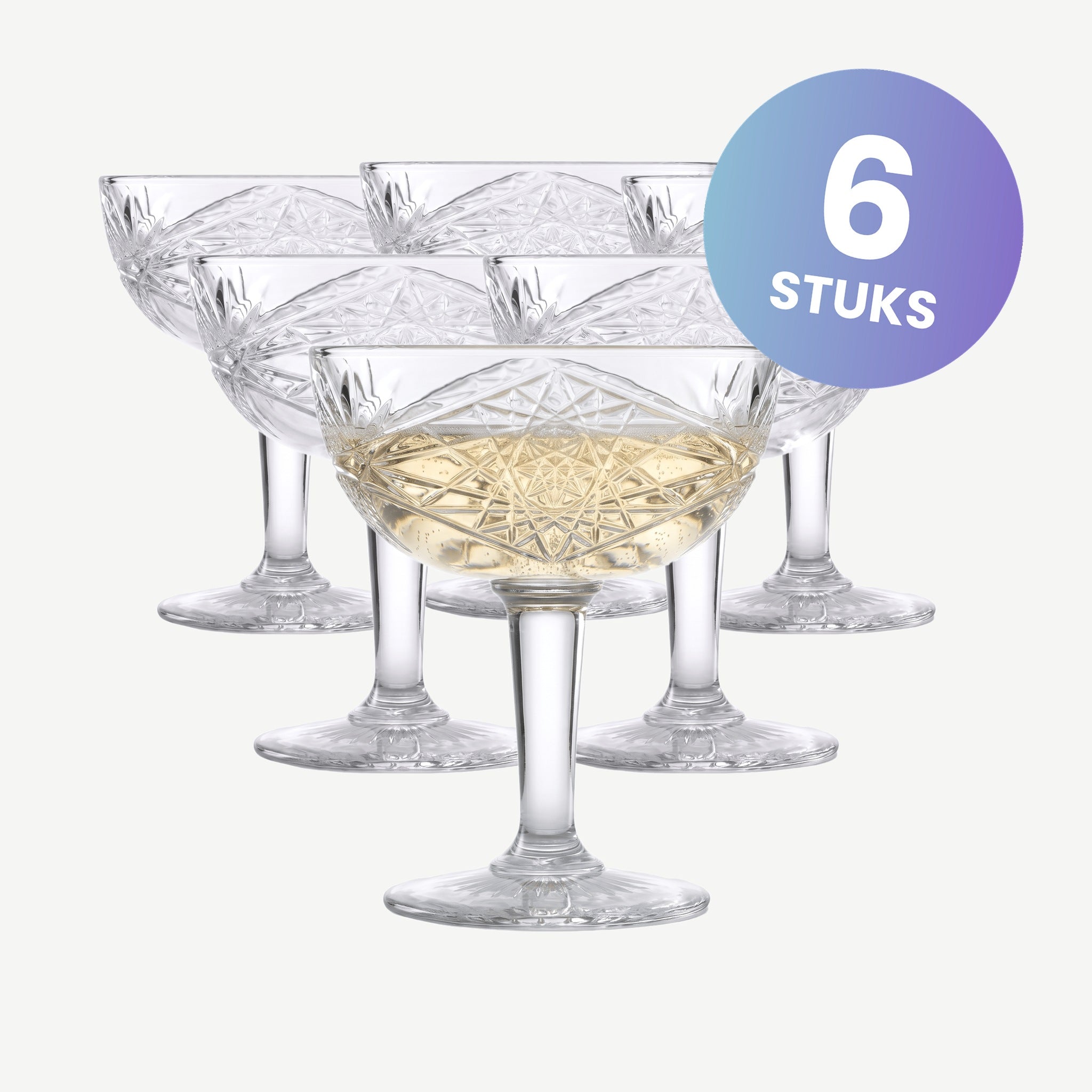 Onis Icon Champagneglas / Coupe 25 Cl - set van 6 glazen