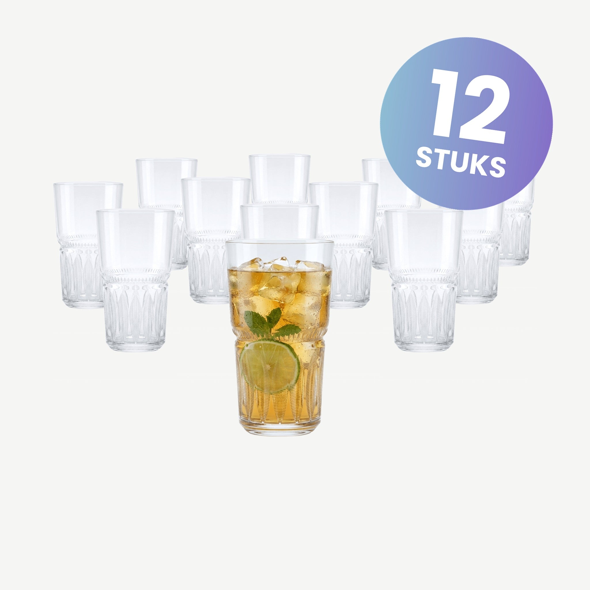 Onis New Era Longdrinkglas 47 Cl - set van 12 glazen