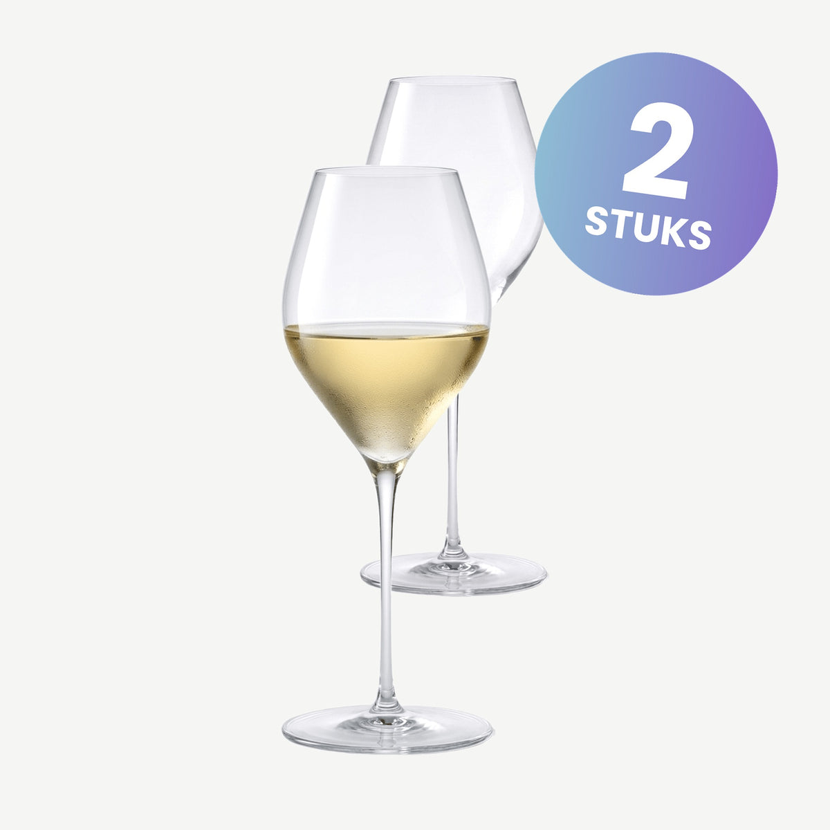 Paradox Cristalin Teseo Tasting Wijnglas 45 Cl Handgemaakt - set van 2 glazen