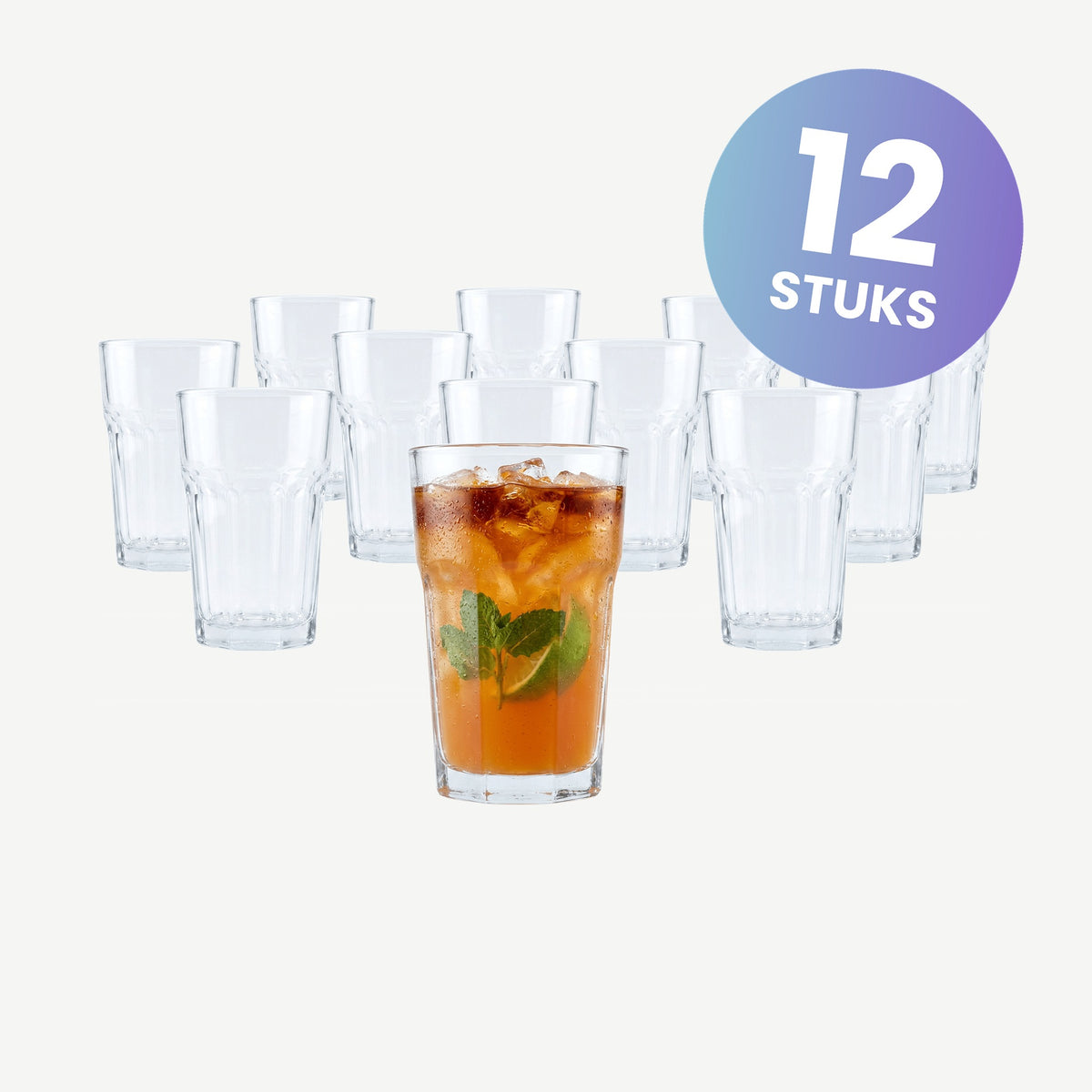 Pasabahce Casablanca Longdrinkglas 41.5 Cl - set van 12 glazen