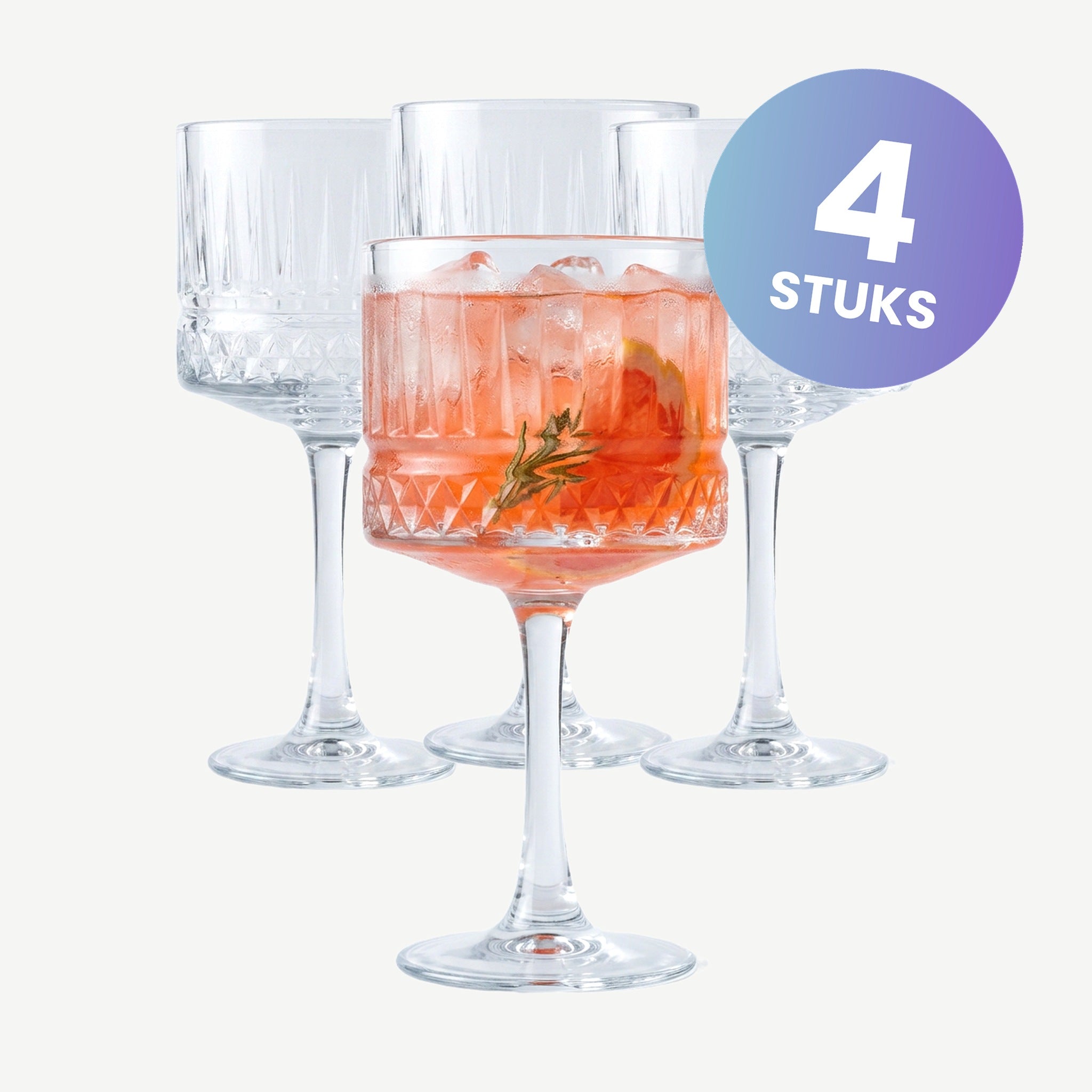 Pasabahce Elysia Gin Tonic Glas 50 Cl - set van 4 glazen