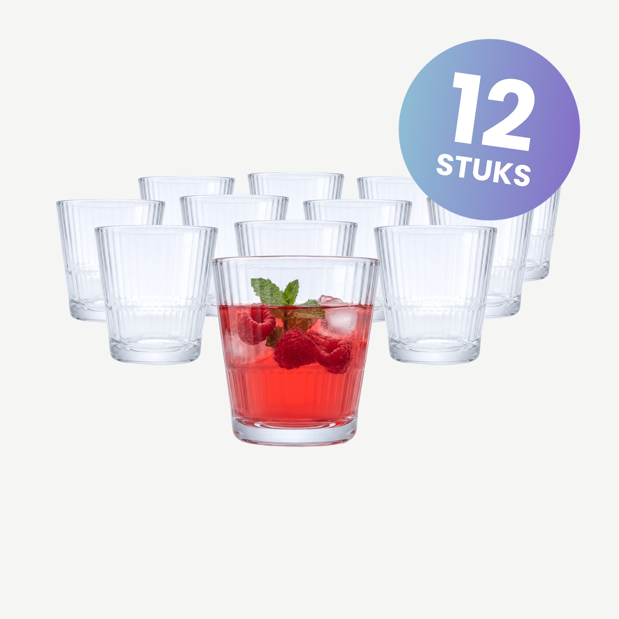 Pasabahce Grande Sunray Tumbler 29 Cl - set van 12 glazen