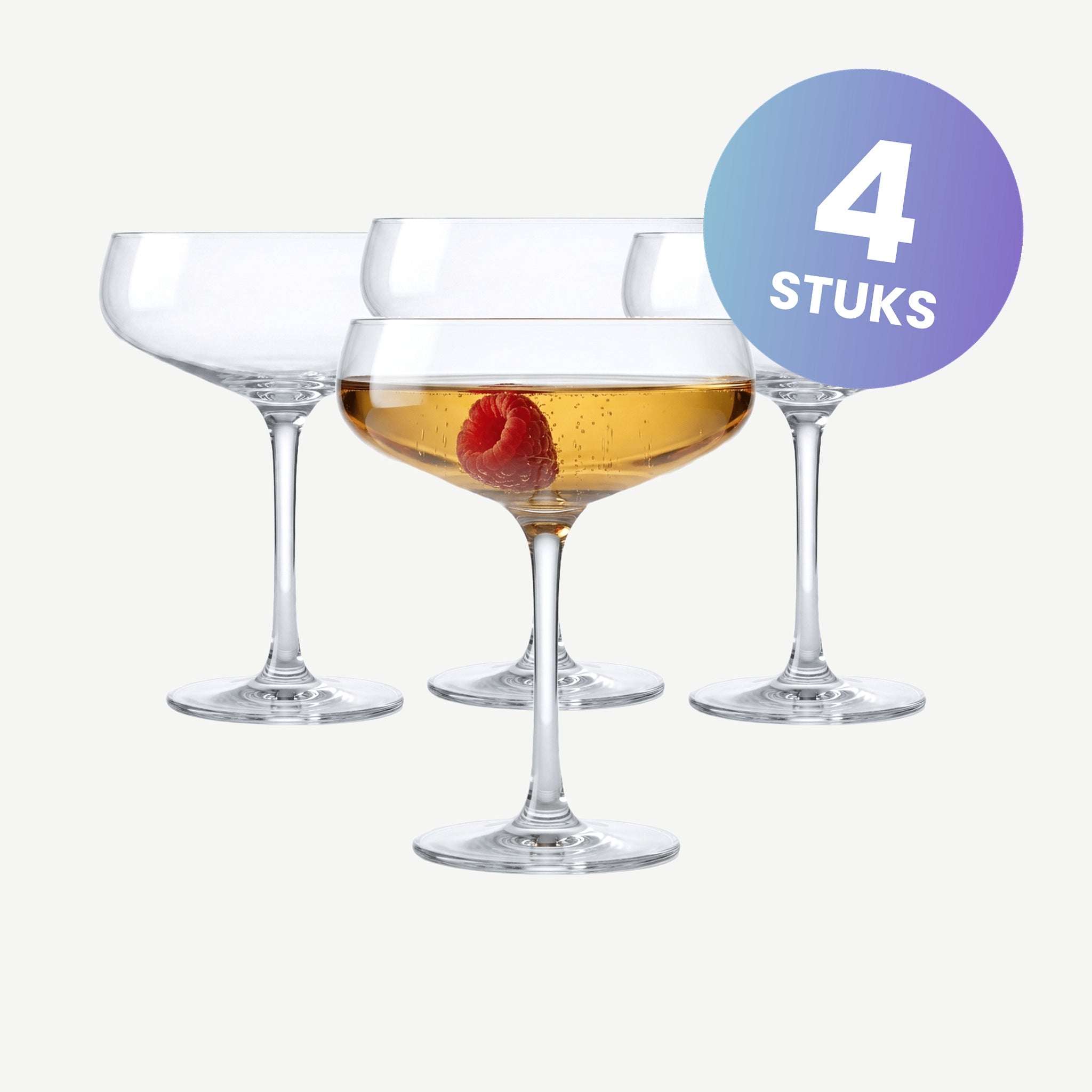 Pasabahce Joy Champagneglas / Coupe 25,5 Cl - set van 4 glazen
