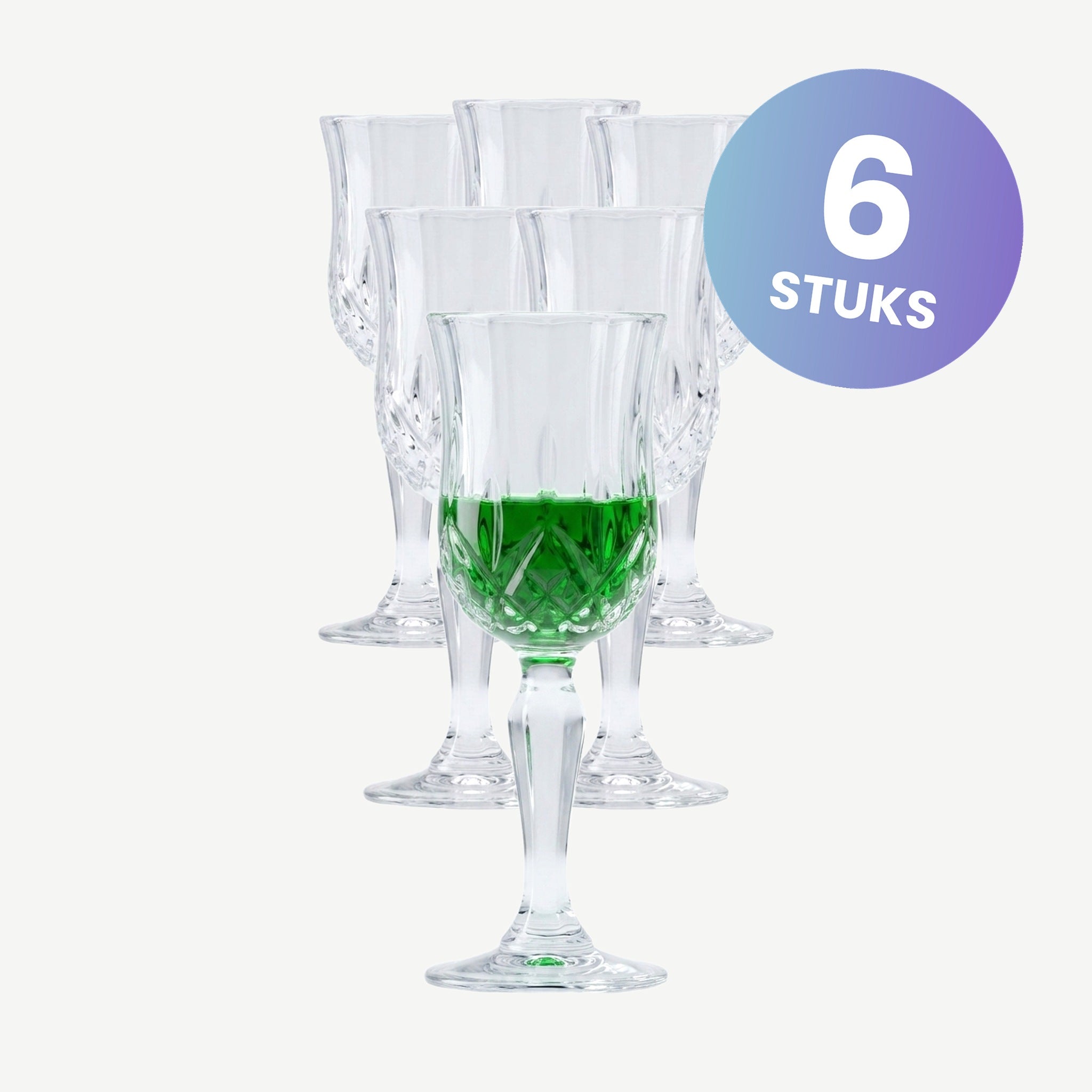 RCR Opera Likeurglas 6 Cl Op Voet - set van 6 glazen