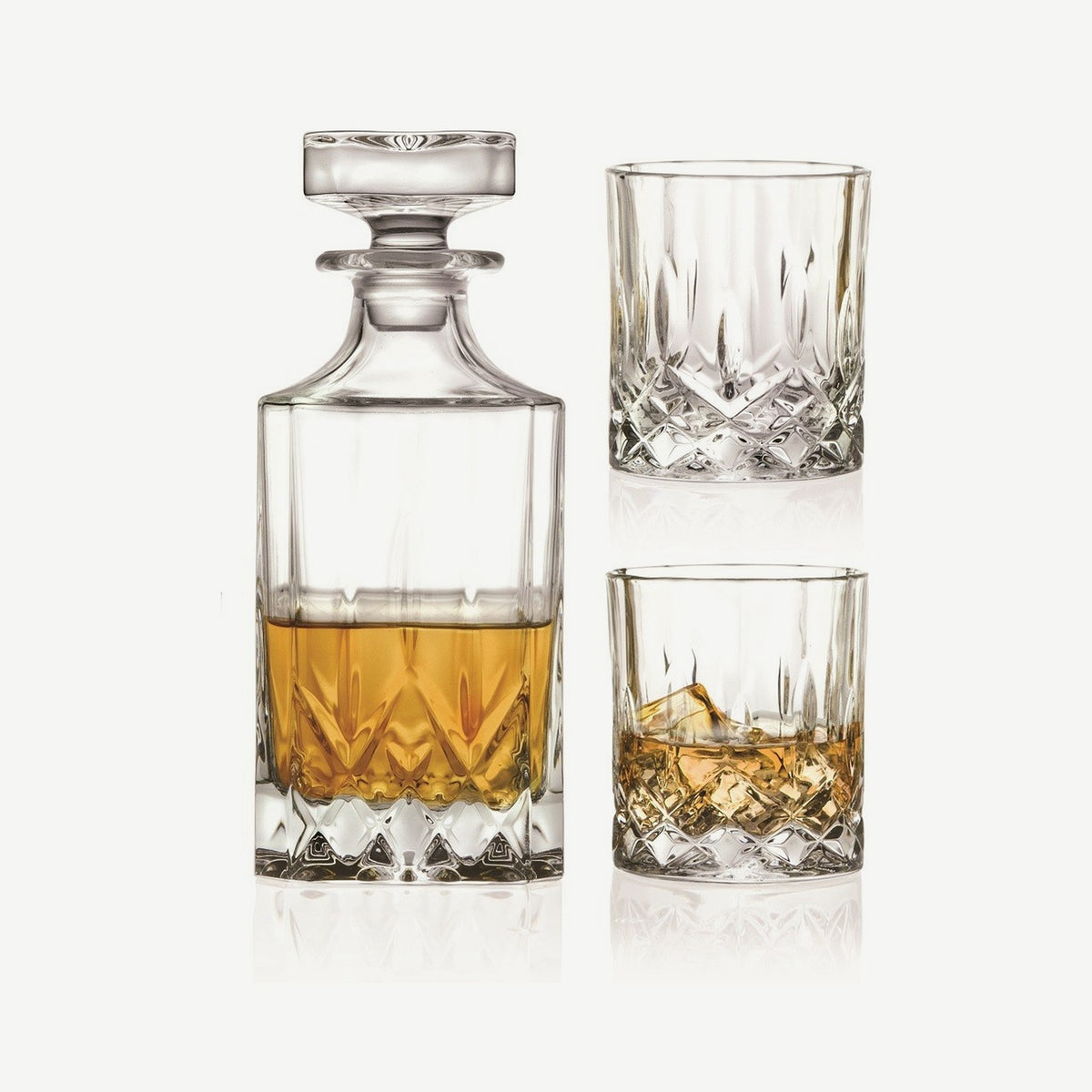 RCR Opera whiskyset met karaf en twee tumblers