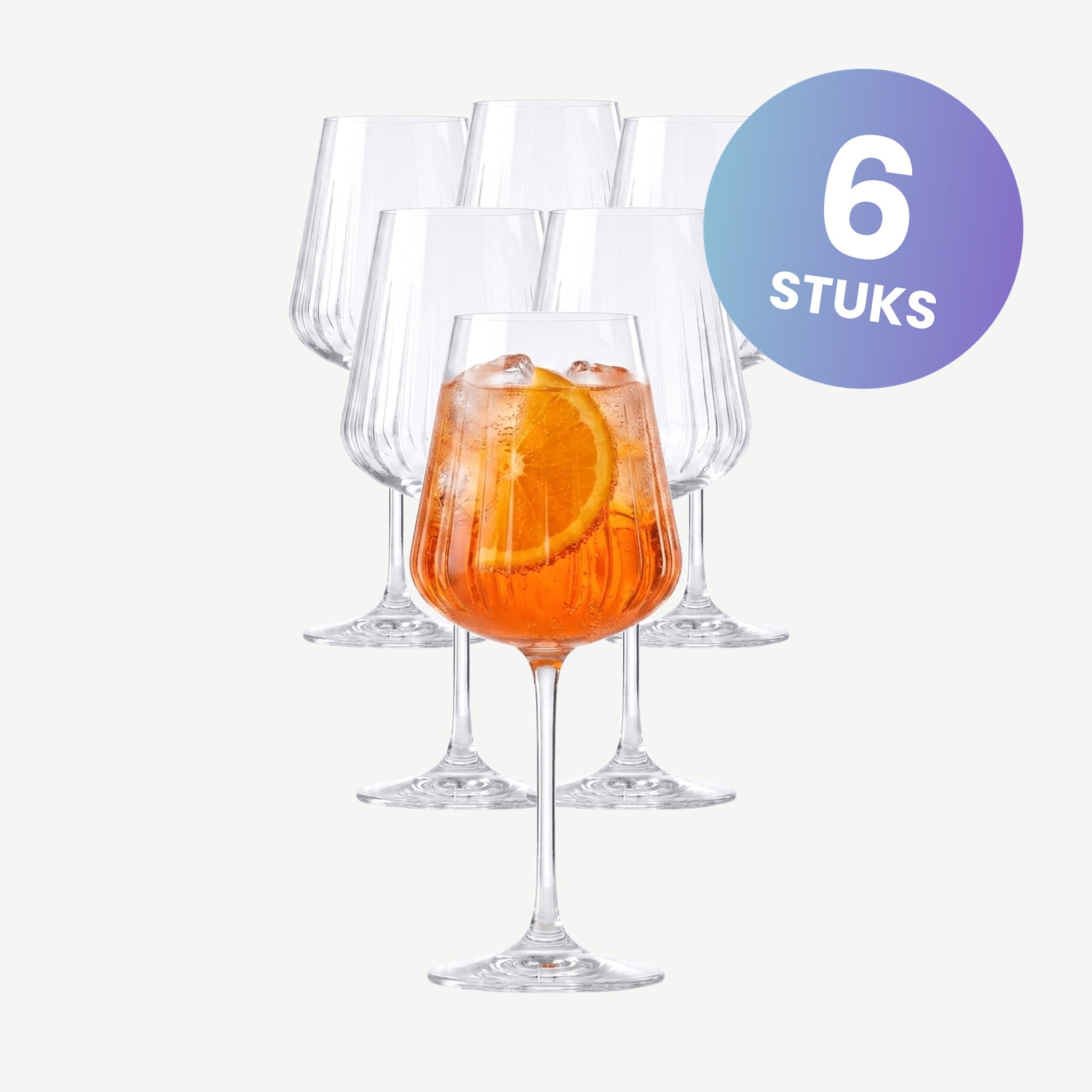 RCR Timeless Spritzglas 49 Cl - set van 6 glazen