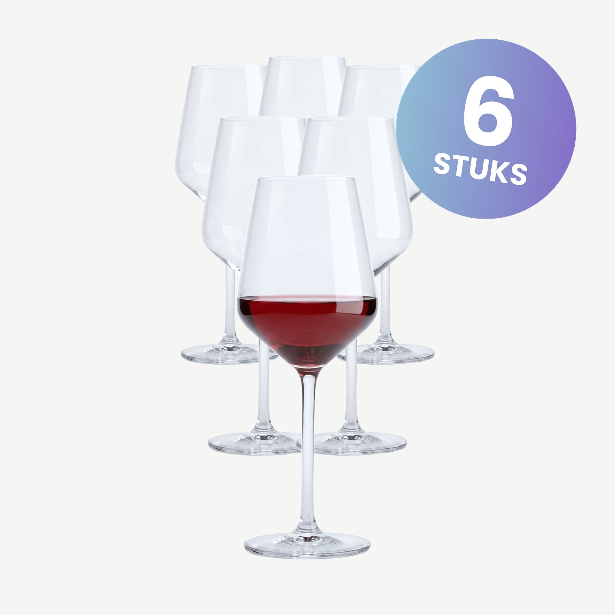 Royal Leerdam Carre Wijnglas 38 Cl - set van 6 glazen