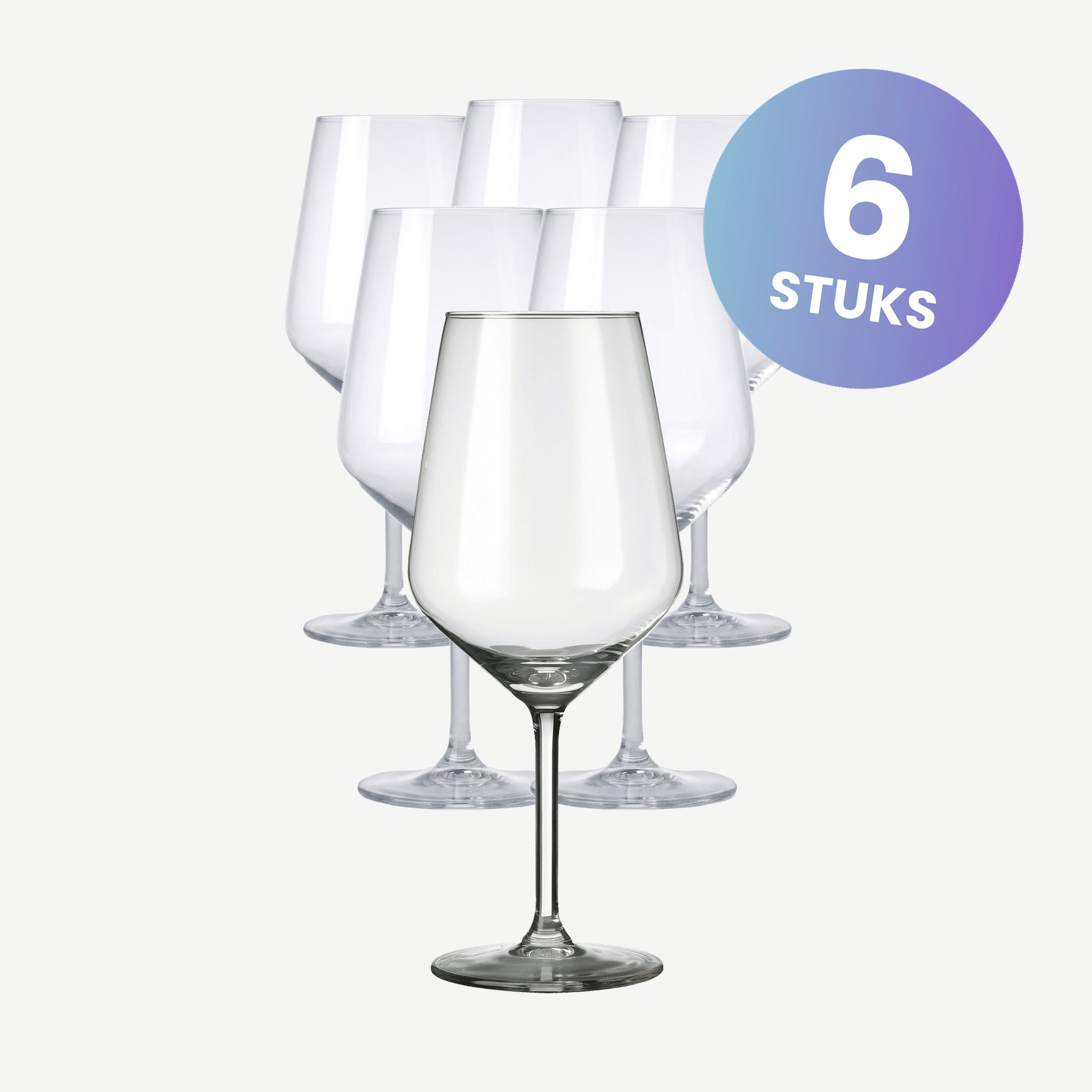 Royal Leerdam Carre Wijnglas 53 Cl - set van 6 glazen