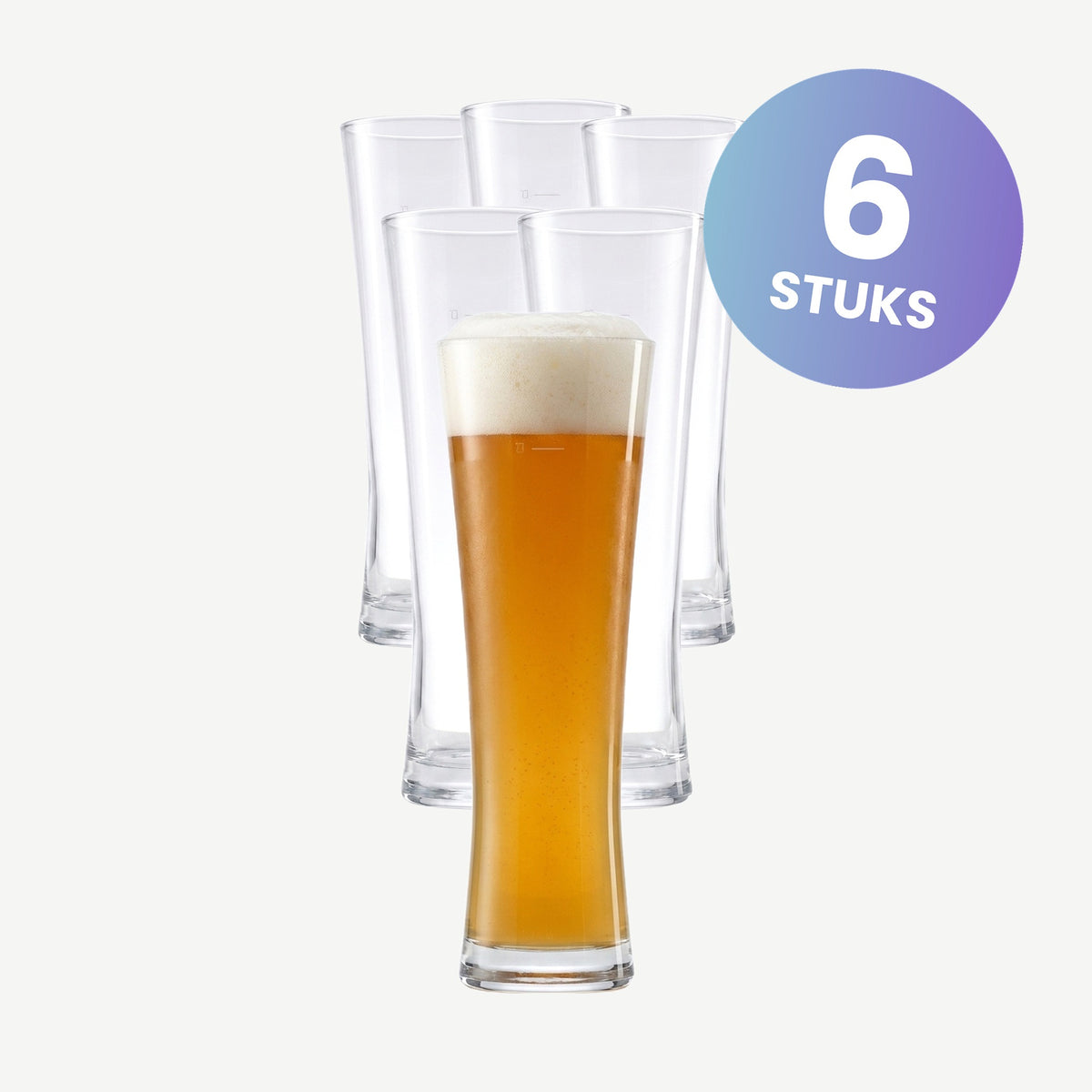 Schott Zwiesel Beer Basic Witbierglas Klein 30 Cl met Maatstreep - set van 6 glazen