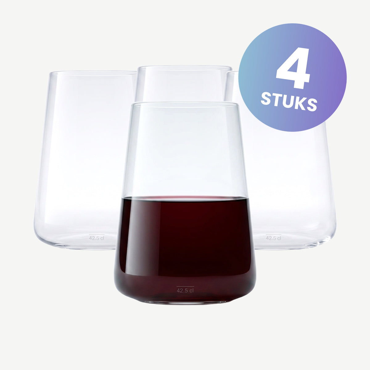 Schott Zwiesel MioVino Tumbler Allround 42,5 Cl met Maatstreep - set van 4 glazen
