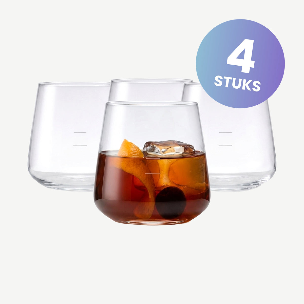 Schott Zwiesel MioVino Tumbler Allround Klein 41 Cl met Maatstreep - set van 4 glazen