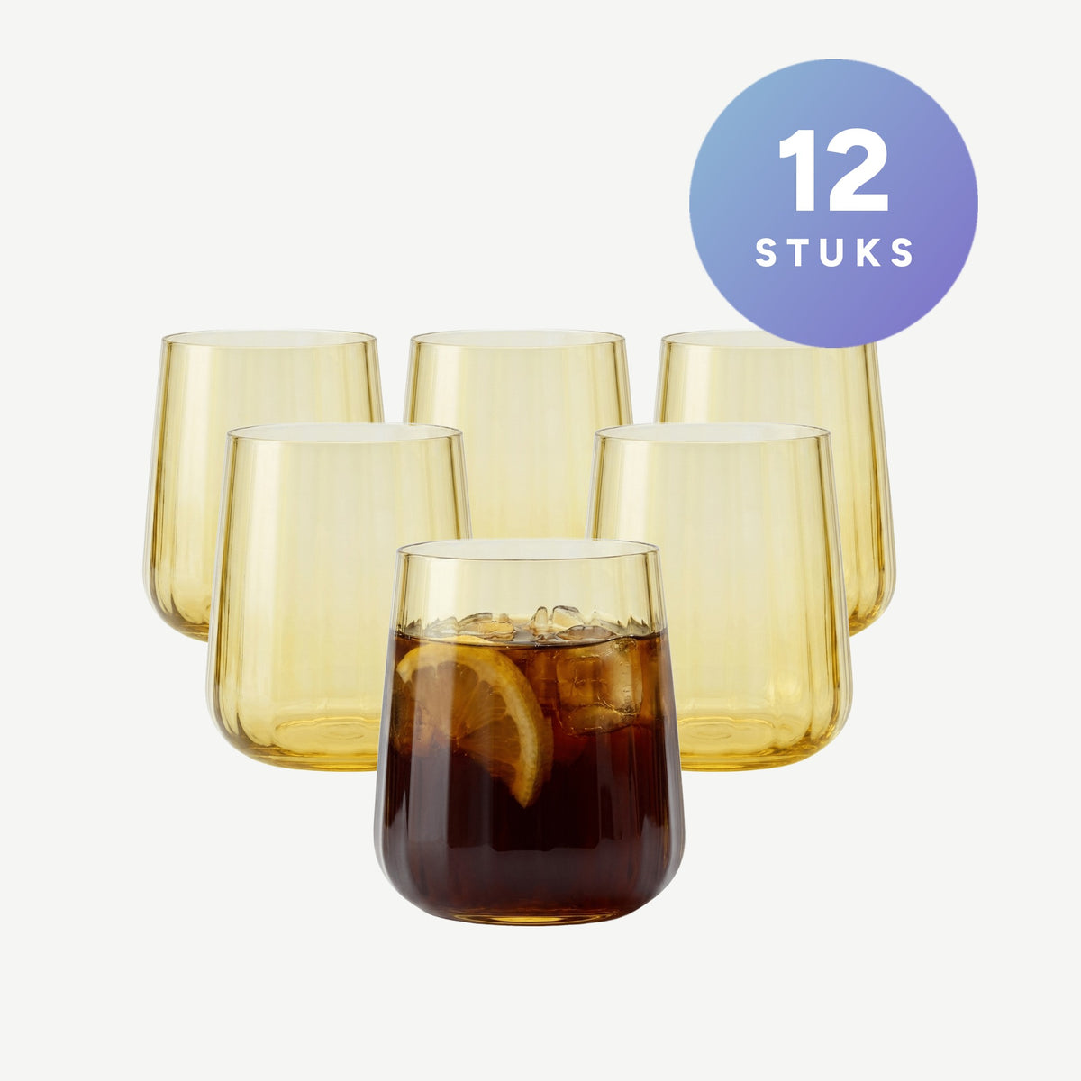 Set van 12 stuks Spiegelau Lifestyle Tumbler 34 Cl Geel