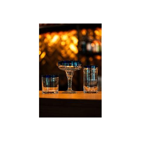 Bar Professional Tumbler blauer Rand 30 cl