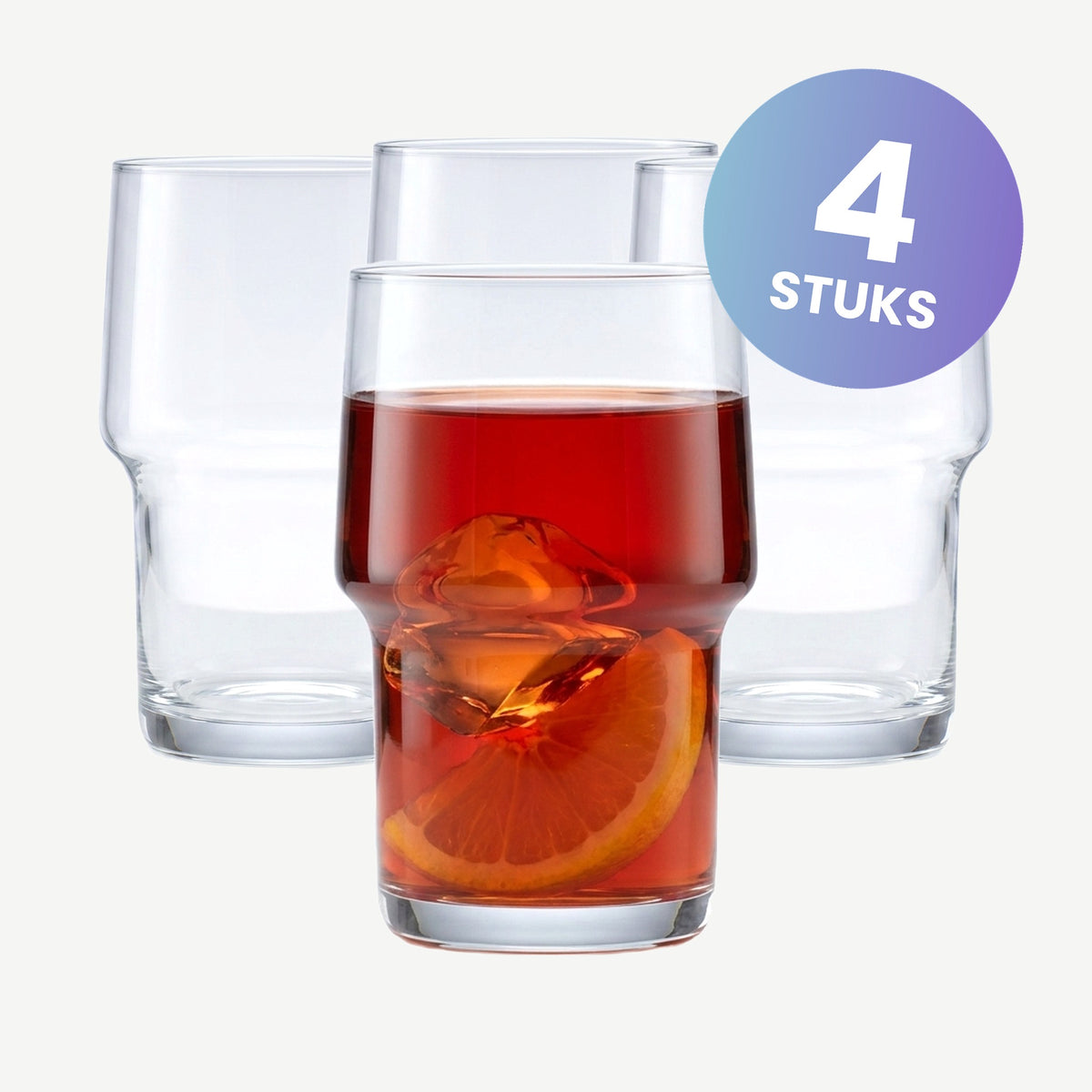 Zwiesel Glas Click Tumbler Allround 29,5 Cl - set van 4 glazen