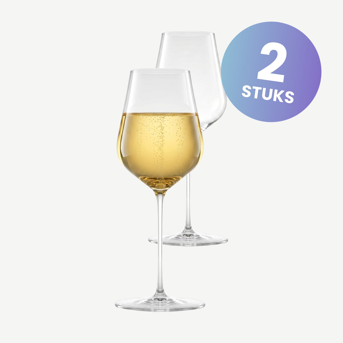 Zwiesel Glas Kolibri Champagneglas 48,3 Cl met Mousseerpunt - set van 2 glazen