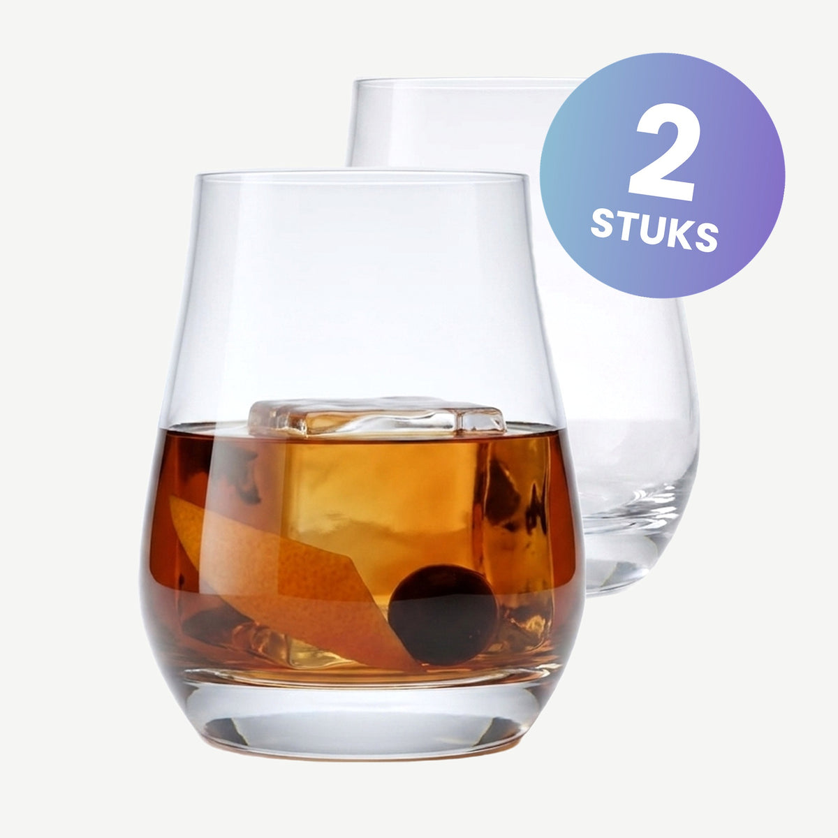 Zwiesel Glas Kolibri Tumbler Allround 49,8 Cl met Maatstreep Transparant - set van 2 glazen
